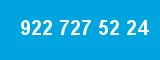 922 727 52 24 922 727 52 24